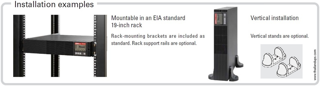 ภาพตัวอย่างการติดตั้ง - ถ้า tower ลูกค้าต้องซื้อ stand เพิ่ม